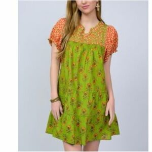 Sister Mary embroidered mini dress size XL